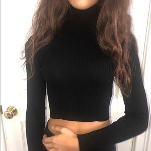 A black sweater